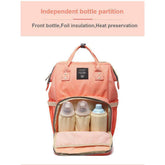 حقائب ظهر نسائية كبيرة لحفظ أغراض الأطفال - وردى - KSA